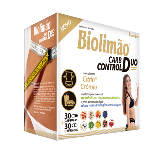 Biolimão Carb Control Duo 30 cáps  30 comp. - BioLimão - 5600315095477