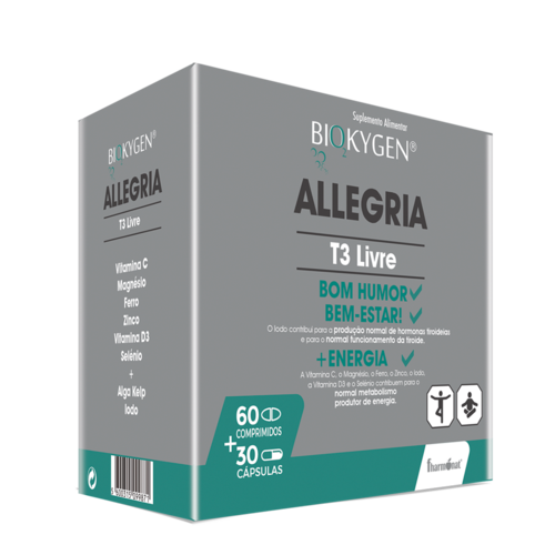 Byokygen Allegria T3 Livre 60 comprimidos 30 cápsulas - Fharmonat - 5600315099871