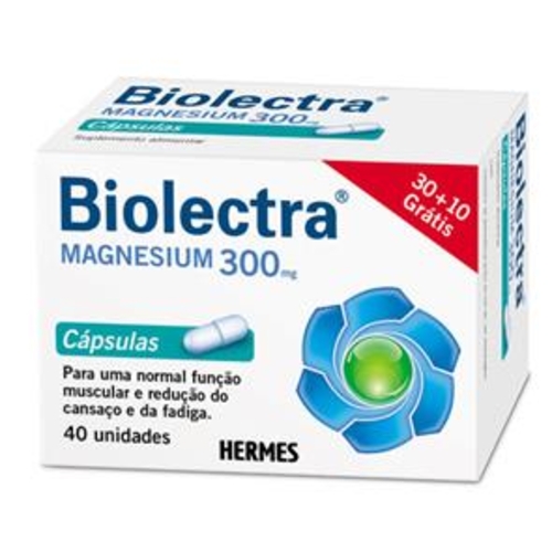 Biolectra Magnesium 300mg - 40 cápsulas
