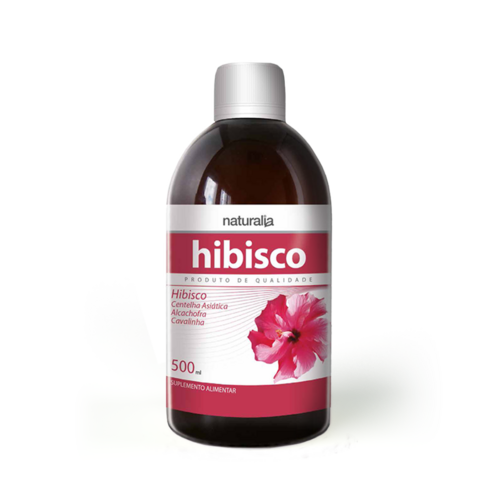 Hibisco Xarope 500ml Naturalia - Naturalia - 5600315091264