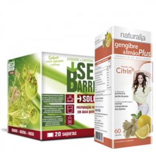 Pack Gengibre e Limão Plus  Seca Barriga Solúvel - Naturalia