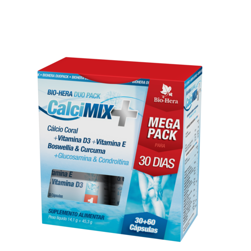 CalciMix DuoPack - Ossos e Articulações - Bio-Hera - 5604514004254