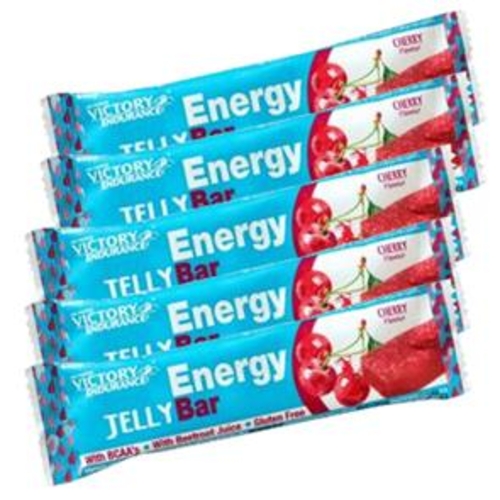 Vitória Energia Endurance Geléia Bar Cereja - 5 Unidades