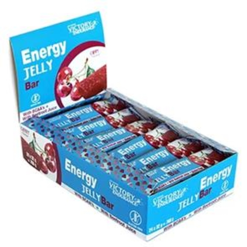 Vitória Endurance Energy jelly bar cereja 24ud. - WEIDER - 8414192313046