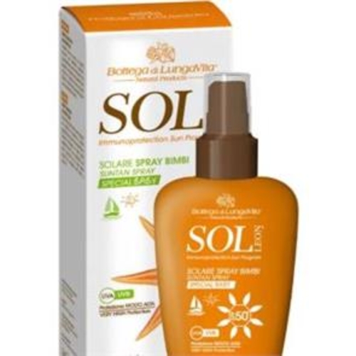 Bottega di Lungavita Creme solar spray para bebé SPF 50 150ml.