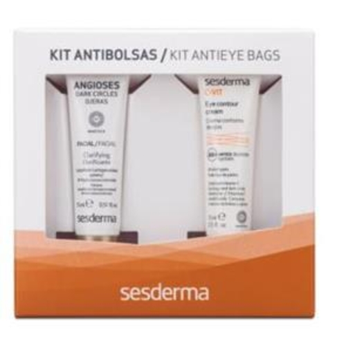 Sesderma Antibolsas Coffret Angioses Eye Gel 15ml  C-Vit Eye Cream 15ml. - Sesderma - 8429979419682