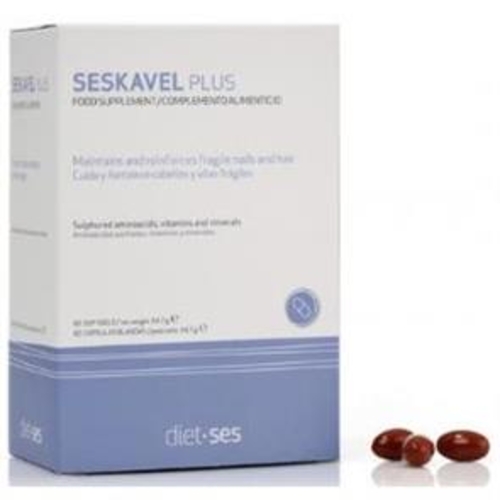 Sesderma Seskavel Plus Tratamento Antiqueda 60 cápsulas. - Sesderma - 8470003808811