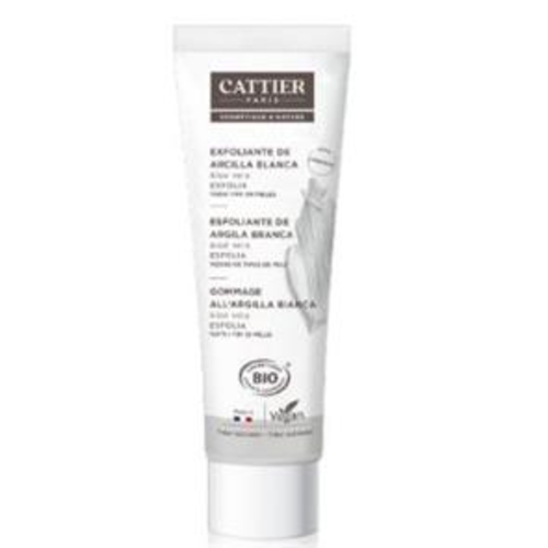 CATTIER Argila branca Exfoliante facial 100ml.