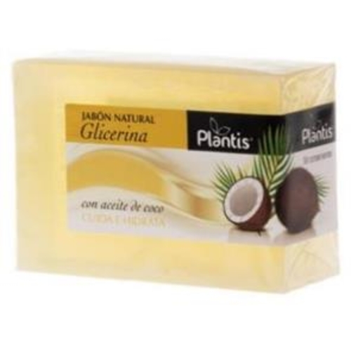 SABÃO DE GLICERINA com coco 120gr. - ARTESANIA - 8435041045727