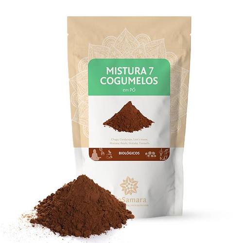 Biosamara - Cogumelos 7 Mix em pó - Biosamara