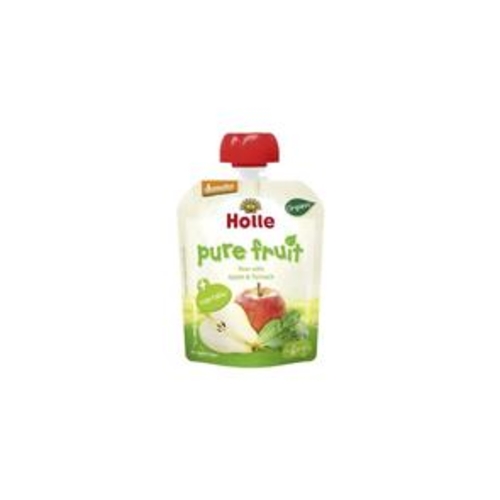 Holle - Pure De Pera, Maçã E Espinafres Saqueta Bio