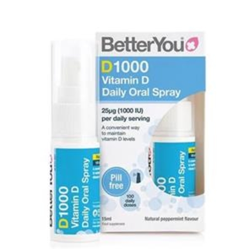 BetterYou - Spray Oral de Vitamina D 1000 UI 15ml. - Better You - DI428644