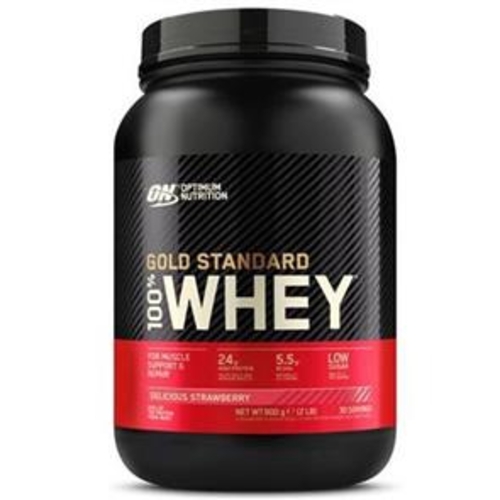 Optimum Nutrition 100% Whey Gold Standard 900g - Morango - Optimum Nutrition - 5060469988535