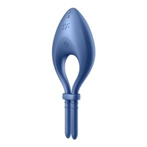 ANEL VIBRATÓRIO BULLSEYE COM APP SATISFYER AZUL - Satisfyer - 4061504018362