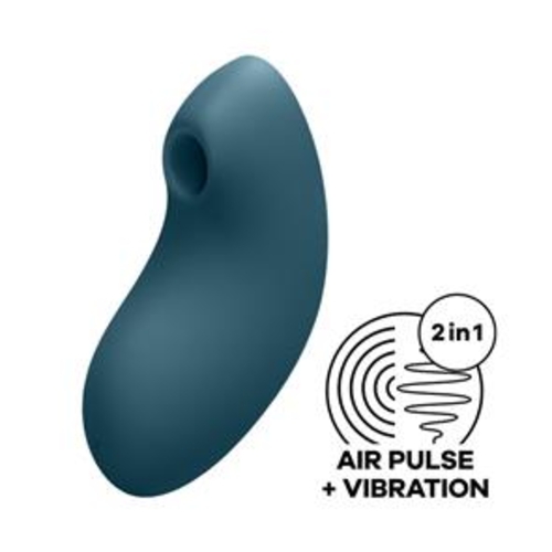 ESTIMULADOR VULVA LOVER 2 AZUL SATISFYER - 4061504018621