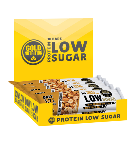 Low Sugar Amendoim - Cx. 10 - GoldNutrition - GoldNutrition - 5601607073586
