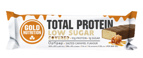 Total Protein Low Sugar Covered Caramelo Salgado - GoldNutrition - 5601607076754