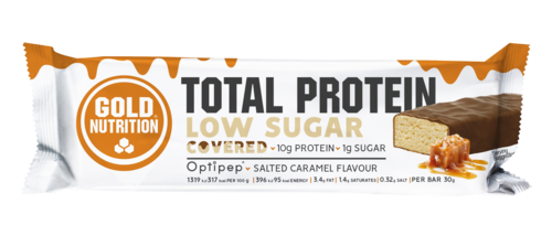 Total Protein Low Sugar Covered Caramelo Salgado - GoldNutrition - 5601607076792