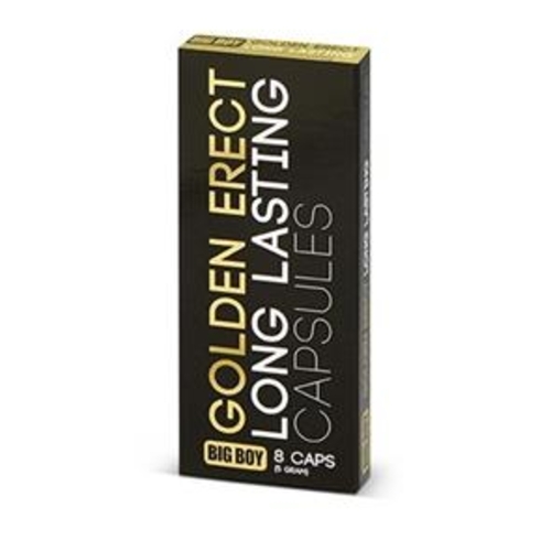 Big Boy Golden erect - 8 cápsulas - Cobeco - 8717344179607