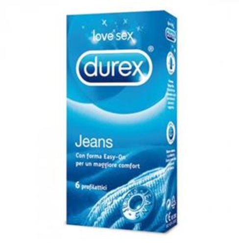 Preservativos Durex jeans - 6 unid. - Durex - 5038483445020