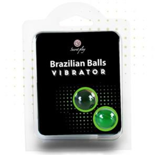 Bolas Lubrificantes Brazilian Balls Shock Efeito Vibrador - 8435097835914