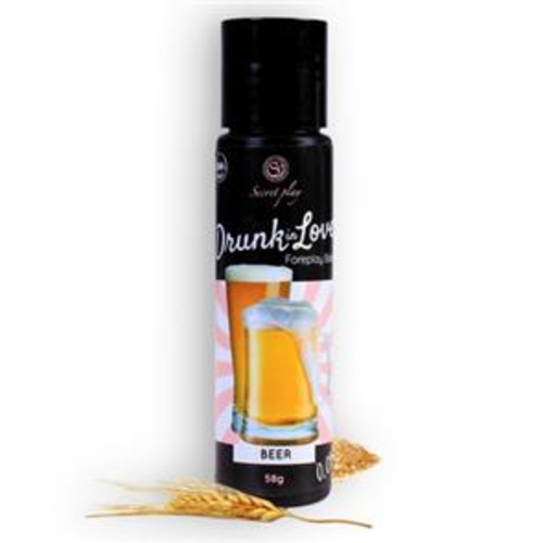 Bálsamo Lubrificante sabor Cerveja 60ml - SECRET PLAY - 8435097836768