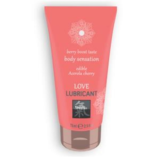 Lubrificante Beijável love Berry com sabor a Acerola e Cereja Shiatsu 75ml - Shiatsu - 4042342004892