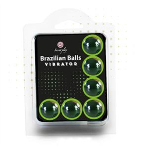 Bolas Lubrificantes Brazilian Balls Efeito Vibrador - 8435097235912
