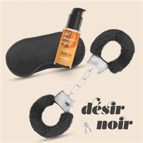 Désir Noir Conjunto Algemas  Venda  Lubrificante Efeito Calor Crushious - Crushious - 7403254150454
