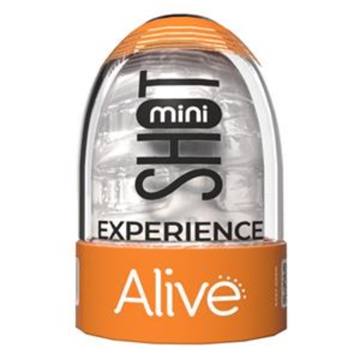 Masturbador Mini Shot Alive Transparente - 8433345308173