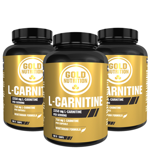 Pack 3 L-Carnitine Cáps. GoldNutrition - GoldNutrition - GN61020Ax3