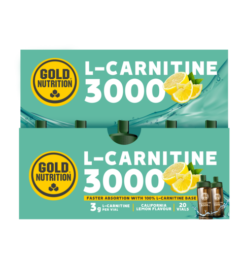 L-Carnitina 3000 Limão 20x 10ml GoldNutrition - GoldNutrition - 5601607071933
