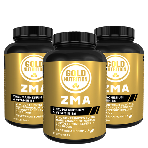 Pack 3 ZMA GoldNutrition - GoldNutrition - GN61061X3