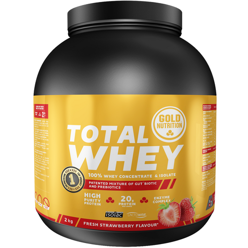 Total Whey Morango GoldNutrition - 2kg