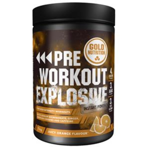 Pre-Workout Explosive Laranja 1kg GoldNutrition - GoldNutrition - 5601607073050