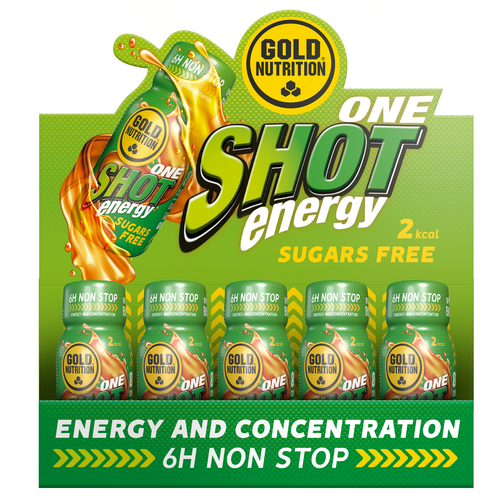 One Shot Energy GoldNutrition - Caixa 20 Shots - GoldNutrition - 5601607071926