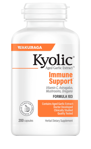 Kyolic 103 - 100 cápsulas - Sistema Imunitário - Kyolic - 0023542103411