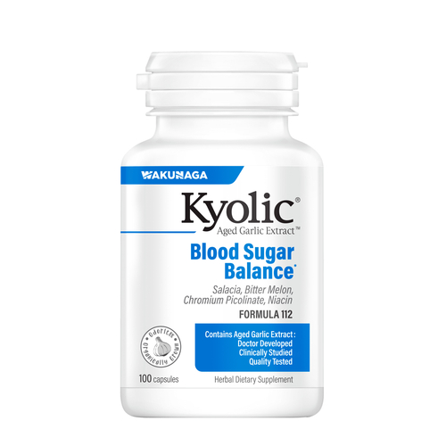 Kyolic Blood Sugar Balance - 100 cápsulas - Kyolic - 0023542112413
