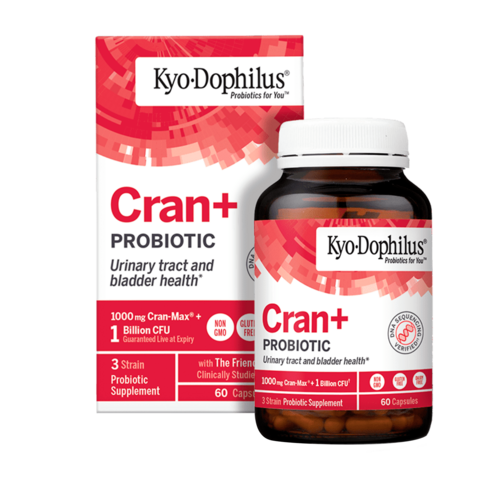 Kyo-Dophilus Cran + Probiotics - 60 cápsulas - Kyolic - 023542959412