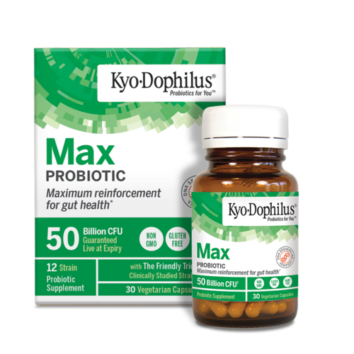 Kyo-Dophilus Max - 30 cápsulas - Kyolic - 0023542633932
