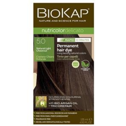 Biokap Delicato Rapid Natural Light Chestnut 5.0 - 135ml - Biokap - 8030243019981