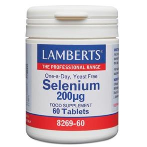 Lamberts Selenio 200 Ug (L-Selenometionina)- 60 Comprimidos - Lamberts