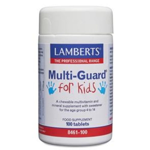 Lamberts Multiguard For Kids 100 Comprimidos - Lamberts - 5055148405557