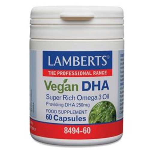 Lamberts Dha Vegan 250 Mg 60 Cápsulas - Lamberts - 5055148412784