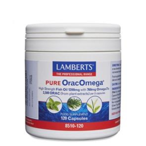 Lamberts OracOmega - 120 cápsulas - Lamberts - 5055148405472