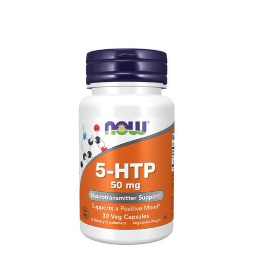 5-HTP 50mg - 30 cápsulas - NOW - Now Foods - 33739000972