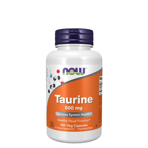 Taurine 500mg - 100 cáps - NOW - Now Foods - 733739001405