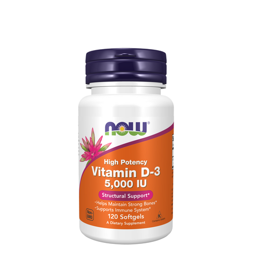 Vitamina D-3 5,000 u.i. - NOW - Now Foods - 733739003720