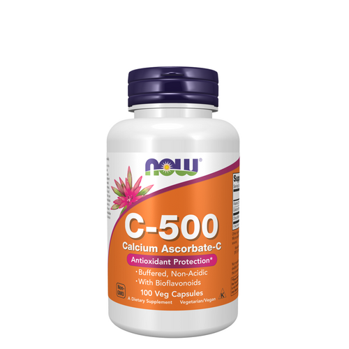 Vitamin C calcium ascorbate (não ácida) - NOW - Now Foods - 733739006769