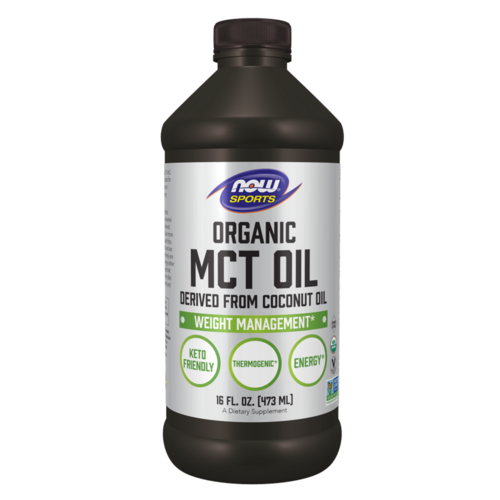 MCT (Medium Chain Triglycerides) Oil 473 ml - Now Sports - Now Sports - 733739022110